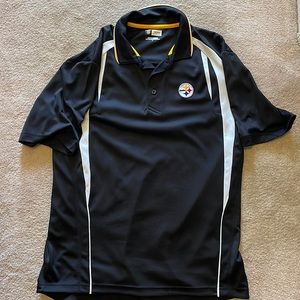 Steelers NFL team apparel golf shirt